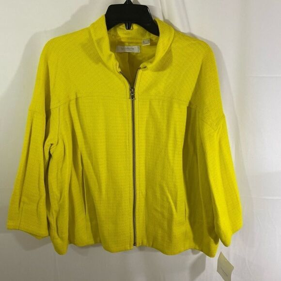 Liz Claiborne Women’s Zip Up Closing Neon Color Jacket - Picture 1 of 5